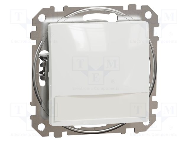 Momentary switch; Poles: 1; 250VAC; IP20; white; monostable
