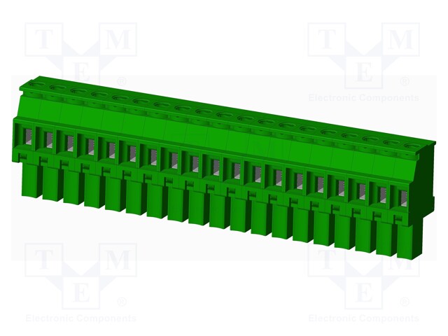 Connector: pluggable terminal block; plug; female; angled 90°