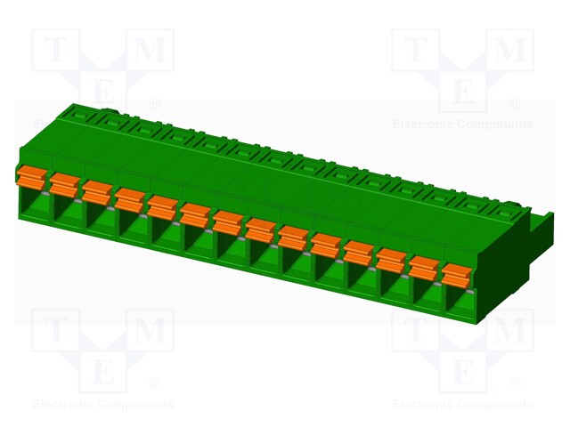 Connector: pluggable terminal block; plug; female; straight; 12A