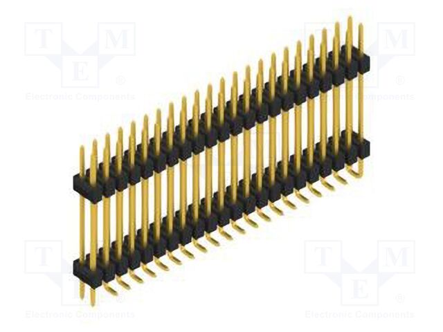 Connector: pin strips; pin header; male; PIN: 44; 2.54mm; SMT; 2x22
