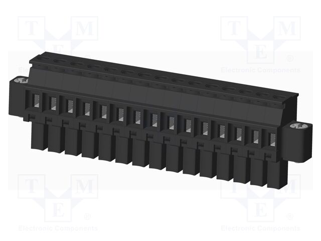 Connector: pluggable terminal block; plug; female; angled 90°