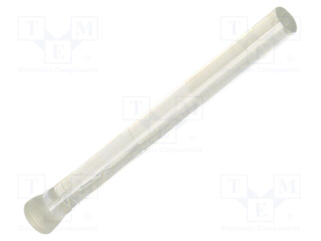 Fiber for LED; Ø5.2mm; L: 46.3mm; round; Front: convex; straight