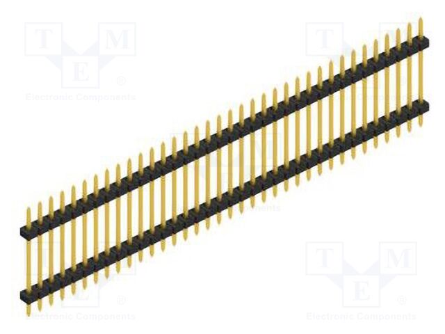 Connector: pin strips; pin header; male; PIN: 36; 2mm; THT; 1x36