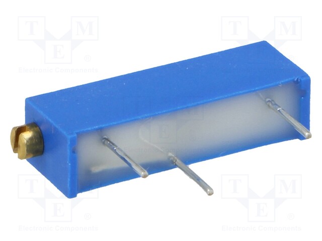 Potentiometer: mounting; multiturn; 500Ω; 750mW; ±10%; linear