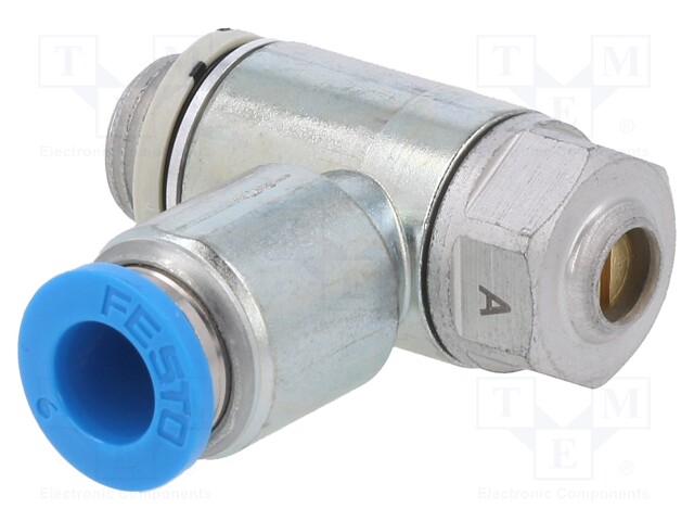 Throttle-check valve; Pressure: 0.2÷10bar; Temp: -10÷60°C; NBR