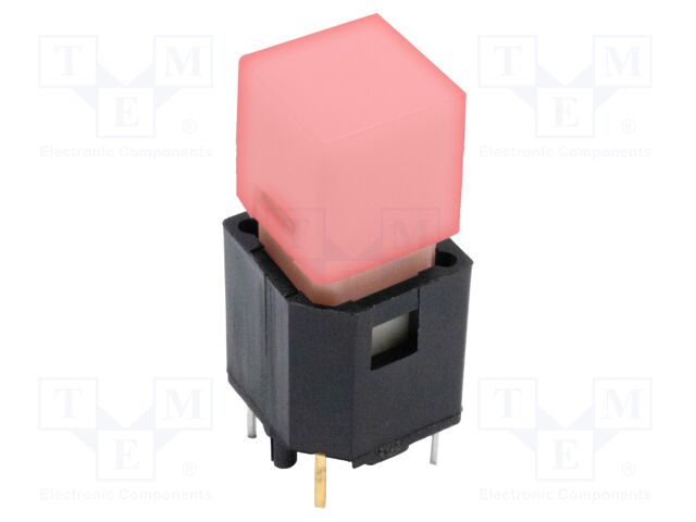 Switch: push-button; Pos: 2; SPST; 0.001A/20VDC; white; THT; 1.23N