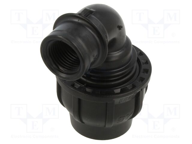 Splice terminal: clamping; Thread: G 1/2" internal; 25mm; Plast