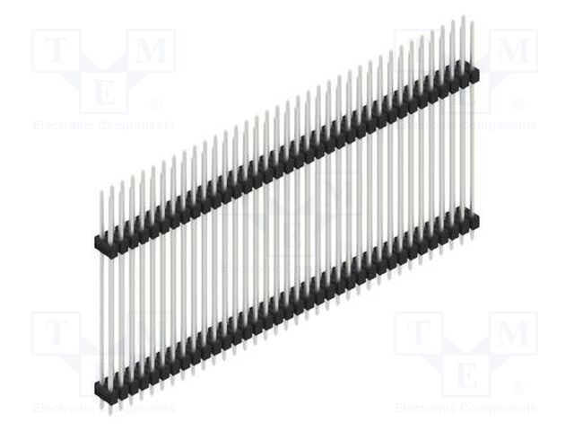 Connector: pin strips; pin header; male; PIN: 72; 2.54mm; THT; 2x36