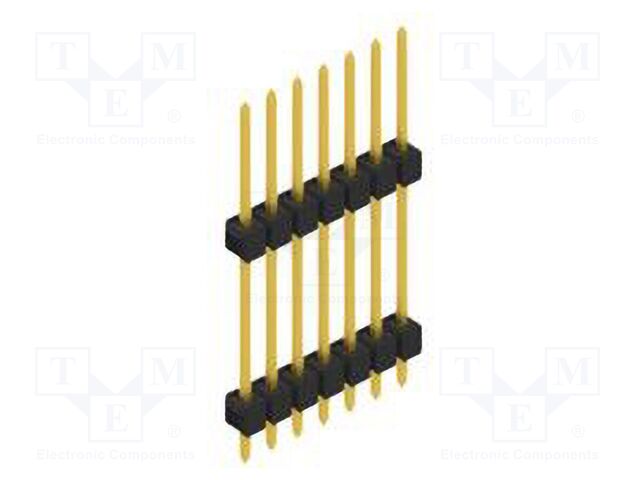 Connector: pin strips; pin header; male; PIN: 7; 2.54mm; THT; 1x7