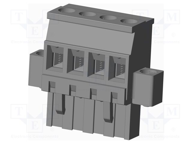 Connector: pluggable terminal block; plug; female; angled 90°