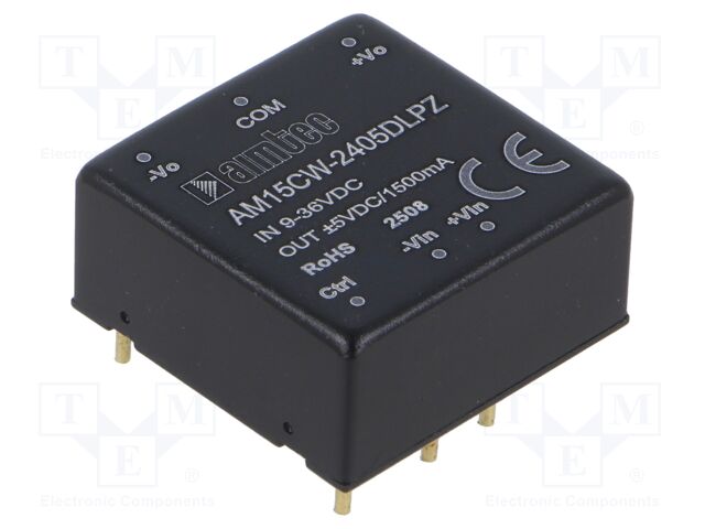 Converter: DC/DC; Protection: short circuit protection SCP