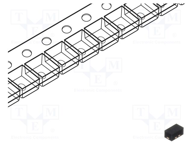 TVS DIODE, 90W, 3.3V, SLP1006P2, FULL REEL