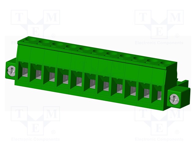 Connector: pluggable terminal block; plug; female; straight; 12A