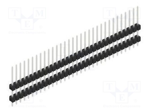 Connector: pin strips; pin header; male; PIN: 32; 2.54mm; THT; 1x32
