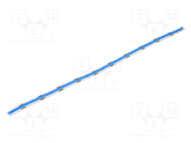 COB LED tape; blue; LED/m: 320; 8mm; IP20; 180°; 8W/m; Thk: 2.2mm