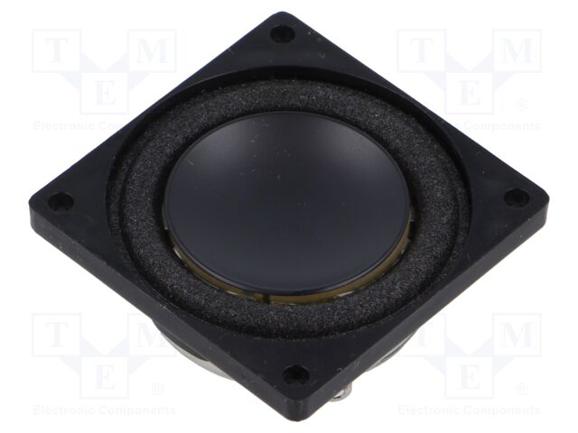 Loudspeaker; miniature; 5W; 8Ω; 40.1x40.1x14.5mm; 20kHz; PET