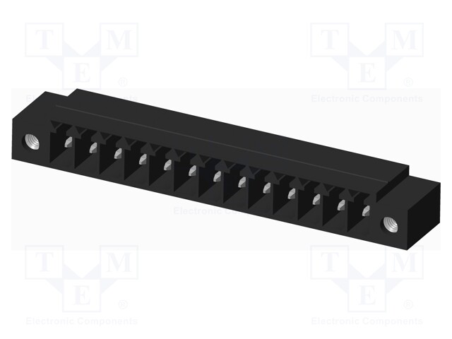 Connector: pluggable terminal block; socket; male; on PCBs