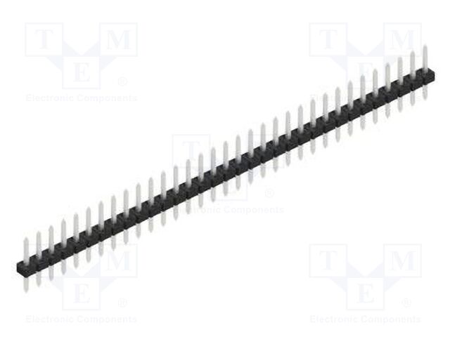 Connector: pin strips; pin header; male; PIN: 33; 2mm; THT; 1x33