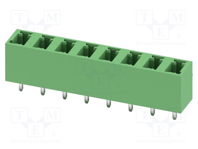 PCB headers, nominal cross section: 1.5 mm?, color: green, n