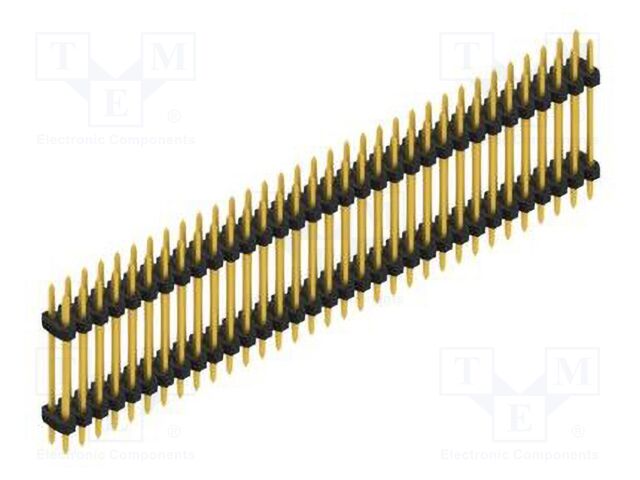 Connector: pin strips; pin header; male; PIN: 66; 2mm; THT; 2x33