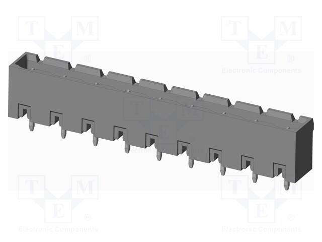 Connector: pluggable terminal block; socket; male; on PCBs