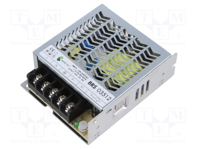 Power supply: switching; for building in; 35W; 12VDC; 0÷3A; OUT: 1