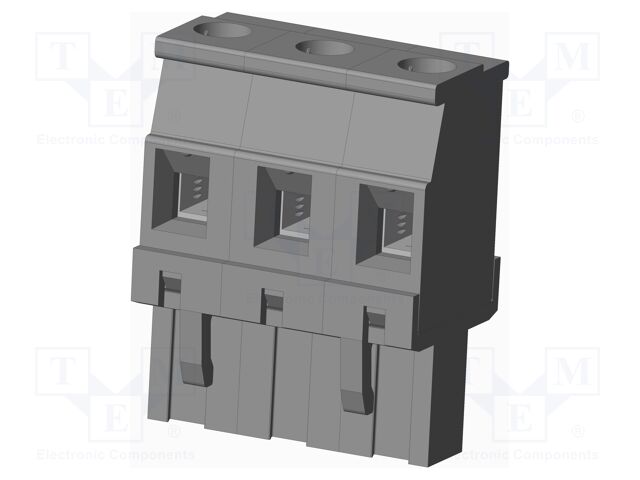 Connector: pluggable terminal block; plug; female; angled 90°