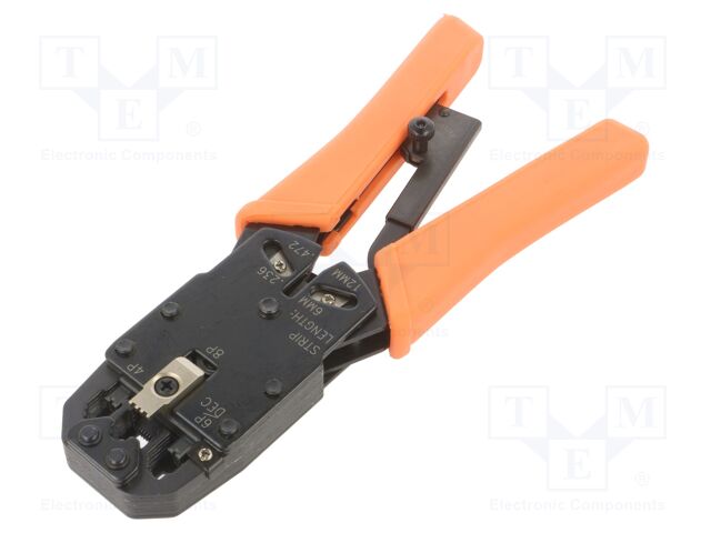 Tool: for crimping; Tool material: steel