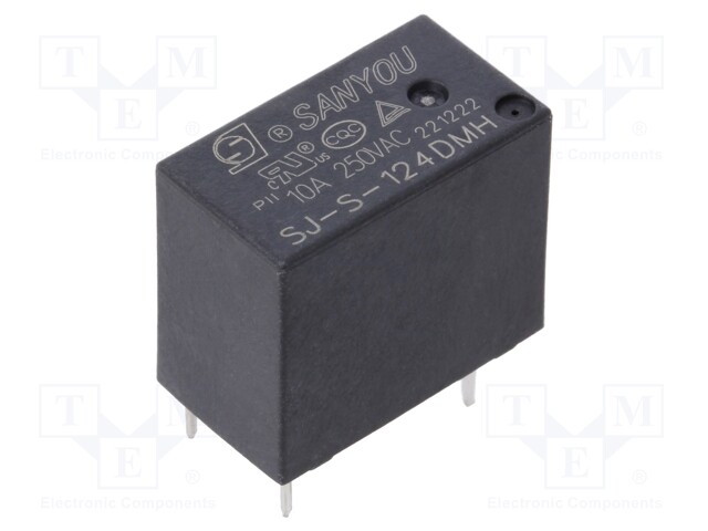 Relay: electromagnetic; SPST-NO; Ucoil: 24VDC; Icontacts max: 12A