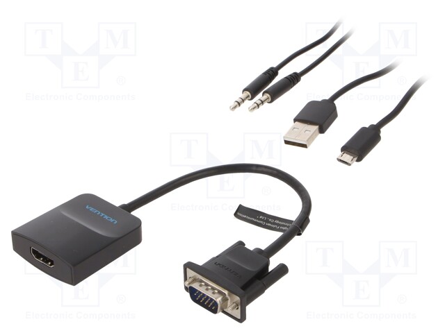 Cable; HDMI 1.4; 0.15m; black