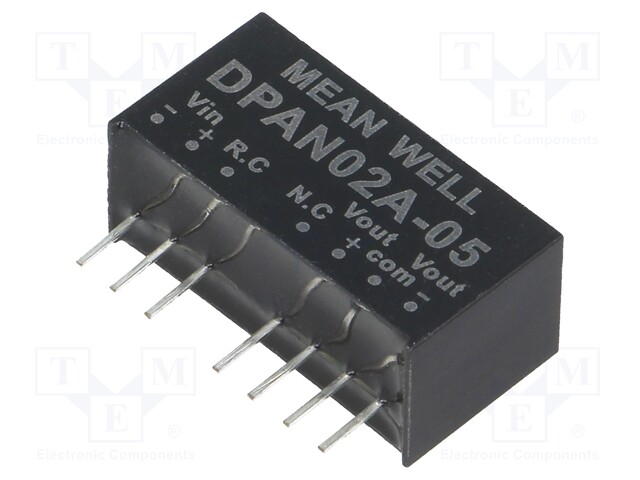 Converter: DC/DC; 2W; Uin: 9÷18V; Uout: 5VDC; Uout2: -5VDC; SIP8; 4.8g