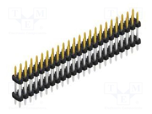 Connector: pin strips; pin header; male; PIN: 46; 2mm; THT; 2x23