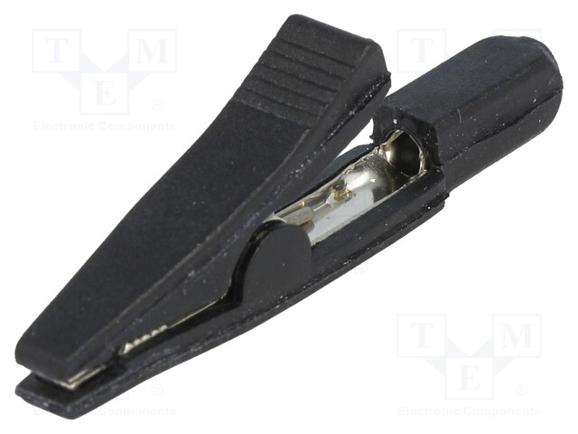 Crocodile clip; 5A; 70VDC; black; Overall len: 42mm