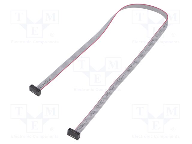 Ribbon cable with IDC connectors; Tape ph: 0.64mm; 304.8mm