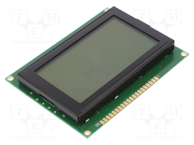 Display: LCD; graphical; 128x64; FSTN Positive; 93x70x12.8mm; 2.9"