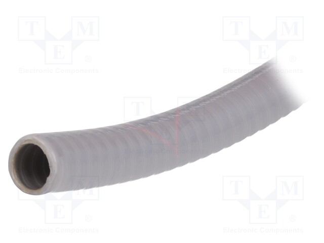 Protective tube; PVC; grey