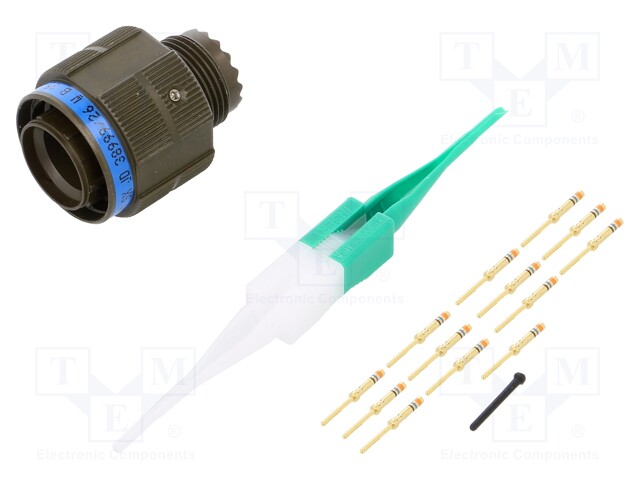 Connector: circular; D38999 series III; plug; male; PIN: 13; 5A