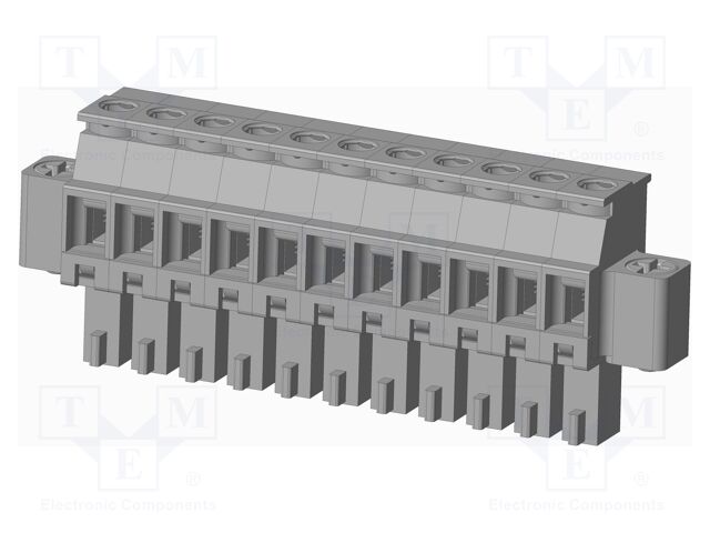 Connector: pluggable terminal block; plug; female; angled 90°
