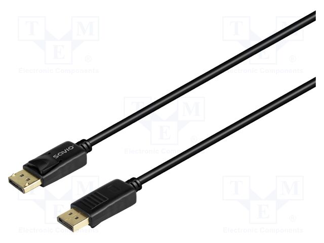 Cable; DisplayPort plug,both sides; DisplayPort 1.4; Len: 2m
