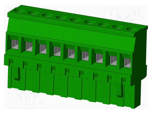 Connector: pluggable terminal block; plug; female; angled 90°