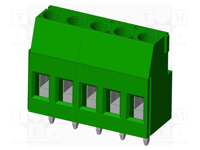 Connector: PCB terminal block; terminal; Plating: tinned; on PCBs