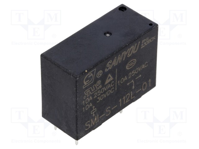 Relay: electromagnetic; Ucoil: 12VDC