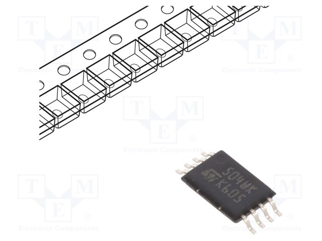 EEPROM, 4 Kbit, 512 x 8bit, Serial SPI, 10 MHz, TSSOP, 8 Pins