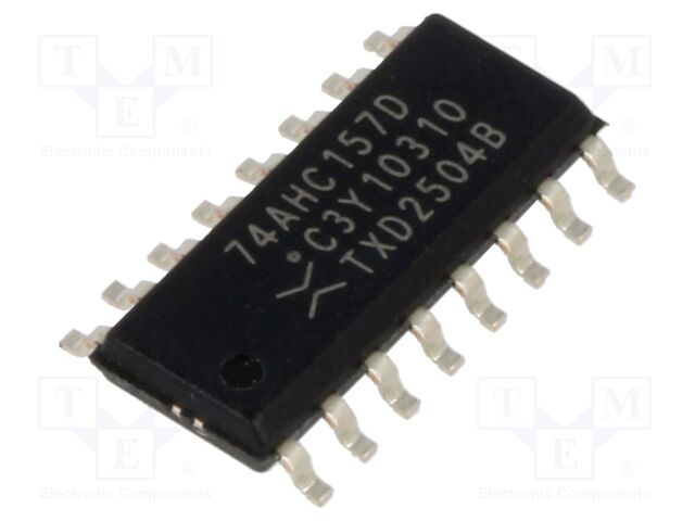 IC: digital; multiplexer; Ch: 4; IN: 2; CMOS; SMD; SO16; AHC; 2÷5.5VDC