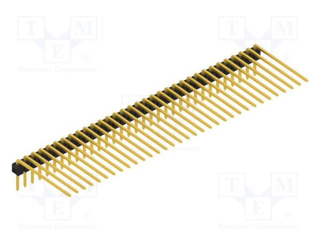 Connector: pin strips; pin header; male; PIN: 33; 2.54mm; THT; 1x33