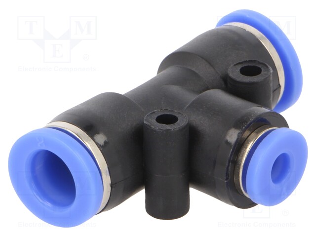 Push-in fitting; reductive,T-tap splitter; -0.95÷15bar; PBT
