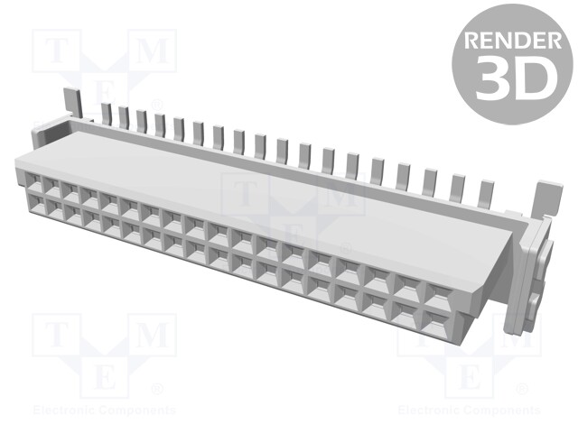 Connector: PCB to PCB; female; PIN: 36; 1.27mm; Series: har-flex