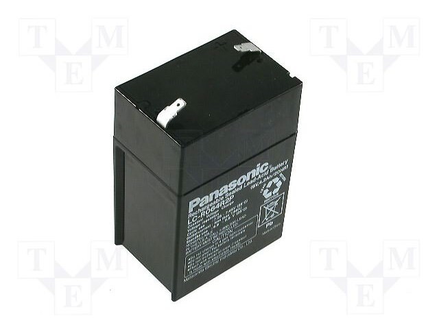 Re-battery: acid-lead; 6V; 4.5Ah; AGM; maintenance-free