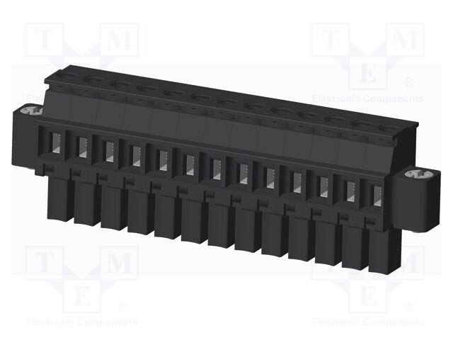 Connector: pluggable terminal block; plug; female; angled 90°