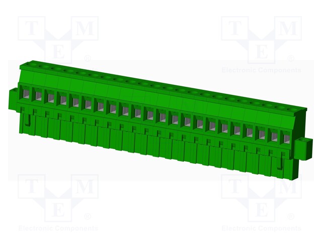 Connector: pluggable terminal block; plug; female; angled 90°
